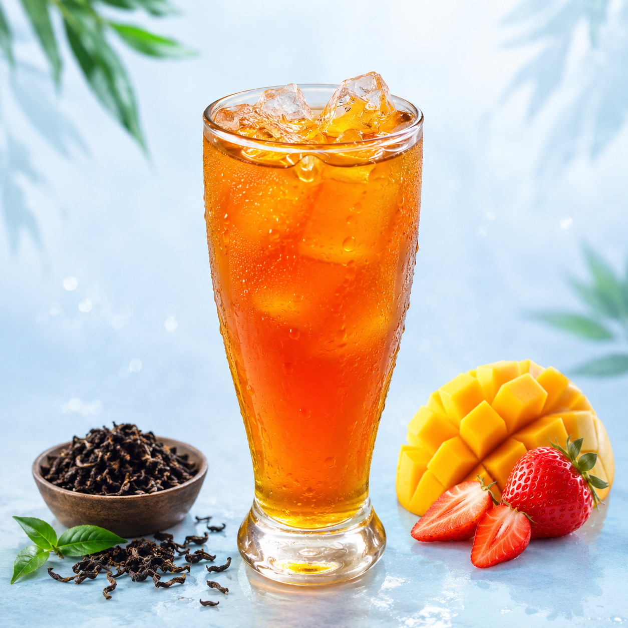 Mango Strawberry Iced Tea
