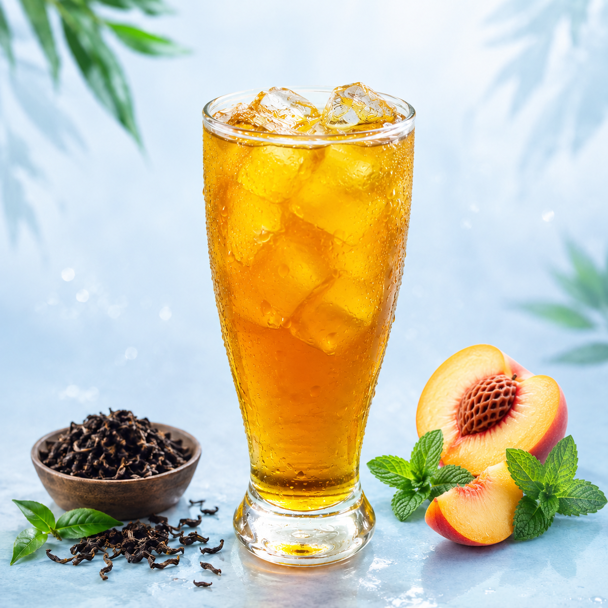 Peach Mint Iced Tea