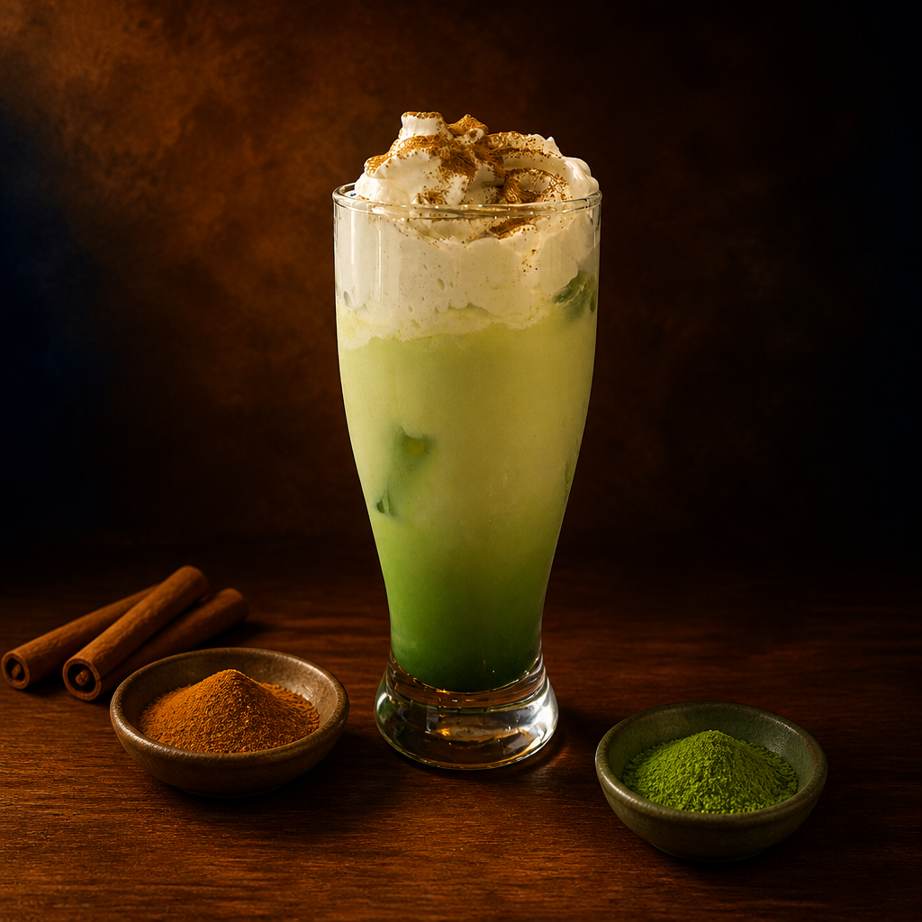 Pumpkin Spice Matcha Latte