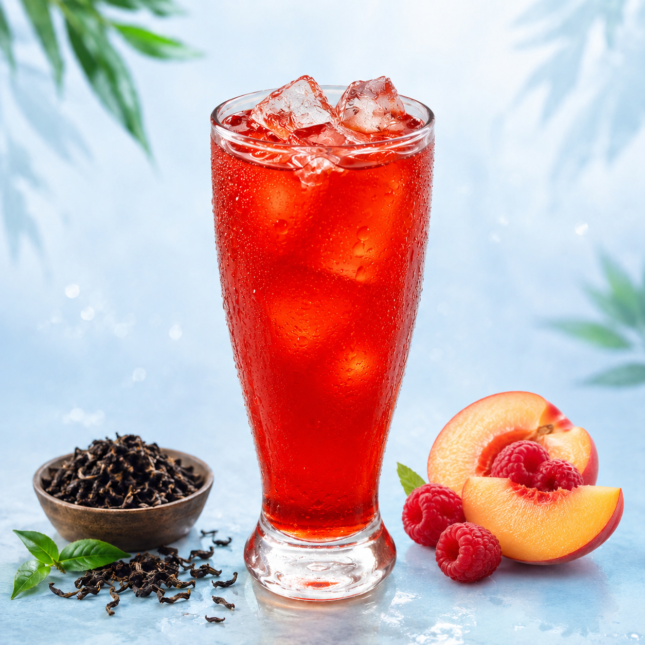 Raspberry Peach Iced Tea