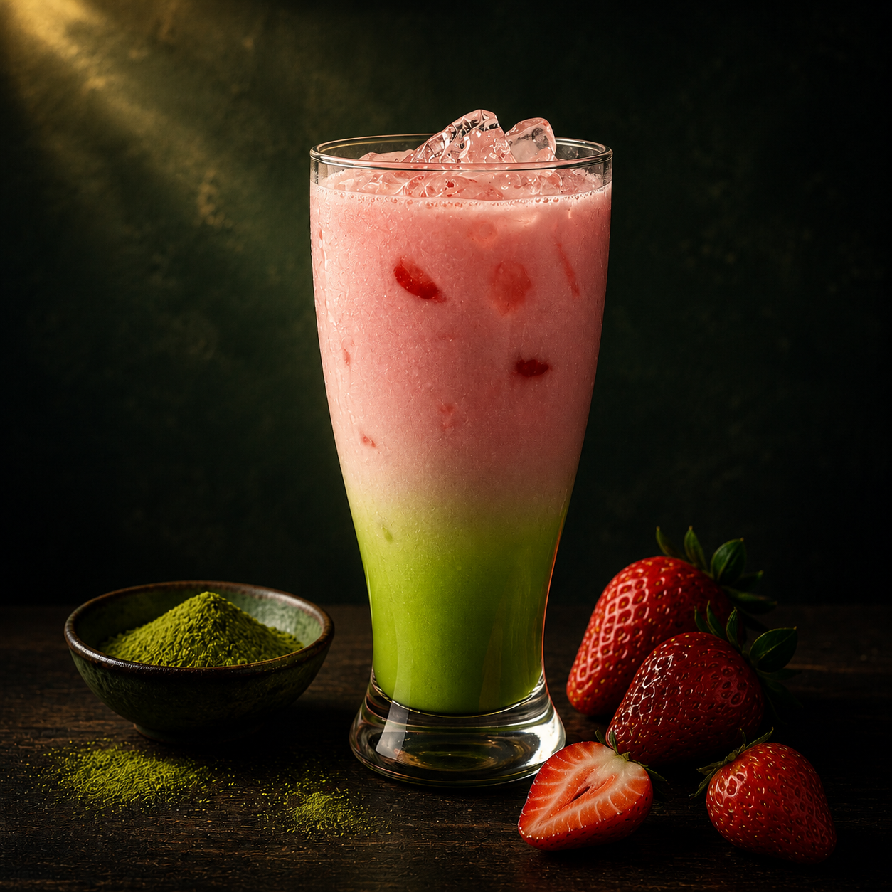 Iced Strawberry Matcha