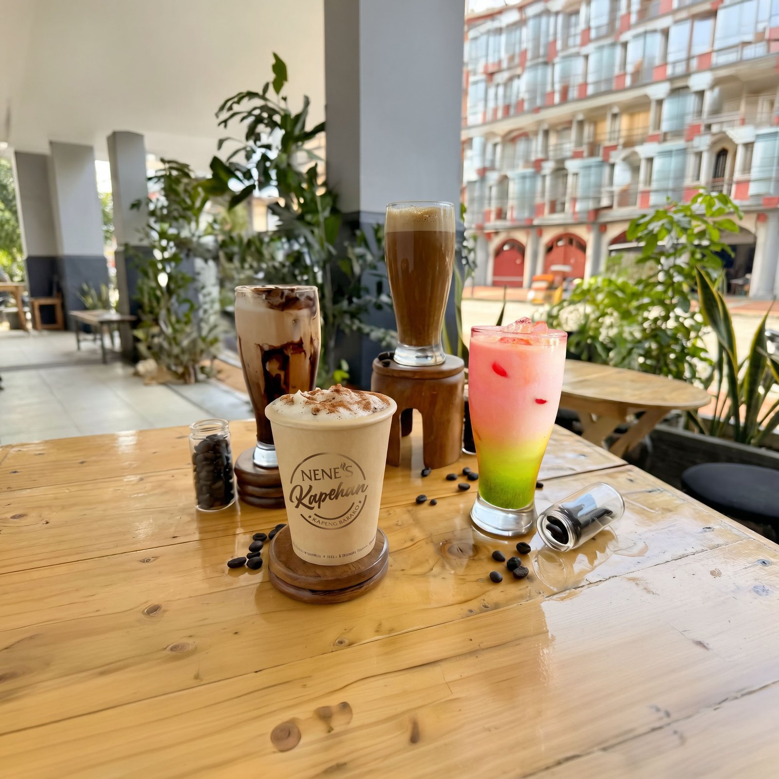 Featured drinks at Nene's Kapehan